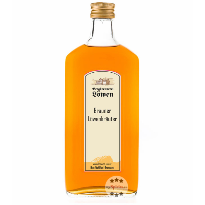 Löwen: Brauner Löwen Kräuter / 32% Vol. / 0,5 Liter - Flasche