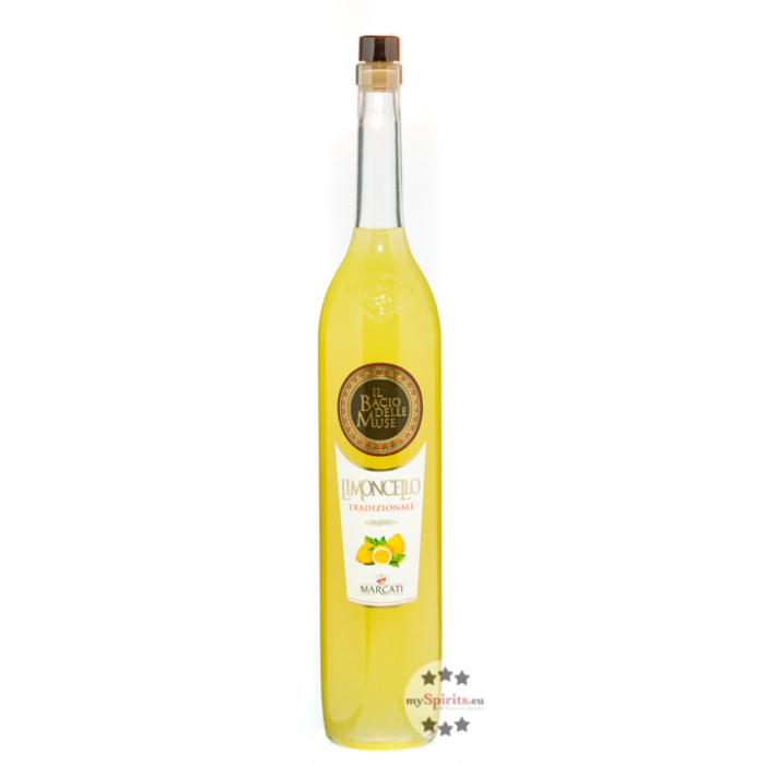 Marcati Limoncello Tradizionale “Bacio delle Muse” / 28 % Vol. / 1,5 Liter-Flasche
