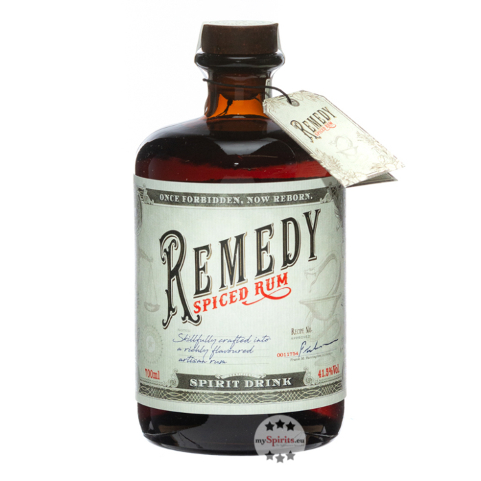Remedy Spiced (Rum Basis) Spirit Drink / 41,5 % Vol. / 0,7 Liter-Flasche