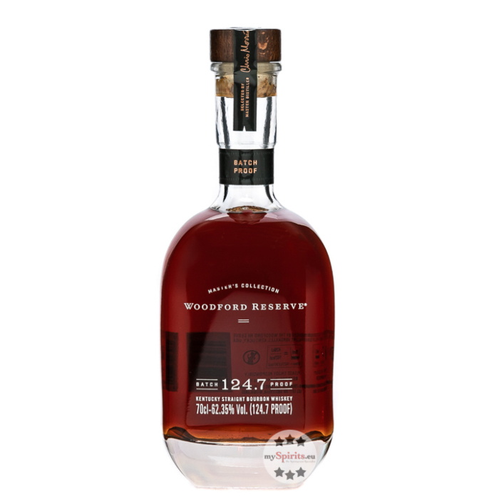 Woodford Reserve 124.7 Batch Proof Master’s Collection Bourbon Whiskey / 62,35 % vol / 0,7L Flasche