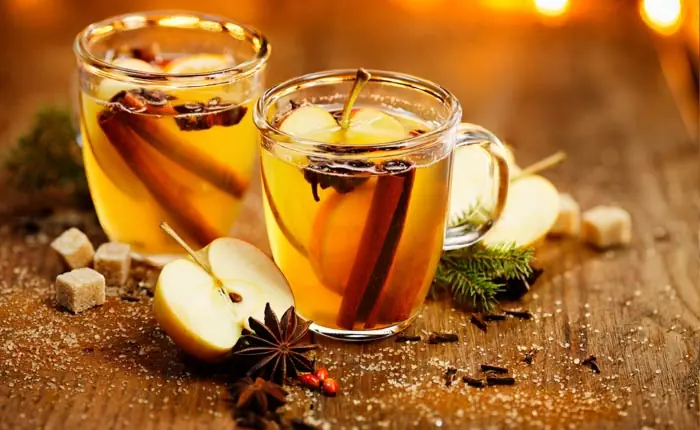 Winter Bowle Rezepte: Apfel-Zimt-Bowle mit Rum
