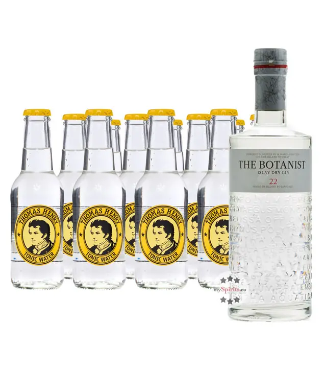 The Botanist Islay Dry Gin (46% Vol., 0,7 L) & 11 x Thomas Henry Tonic Water (0,2 L)