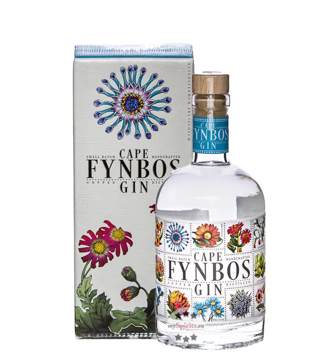 Cape Fynbos Gin / 45 % Vol. / 0,5 Liter-Flasche in Geschenkverpackung