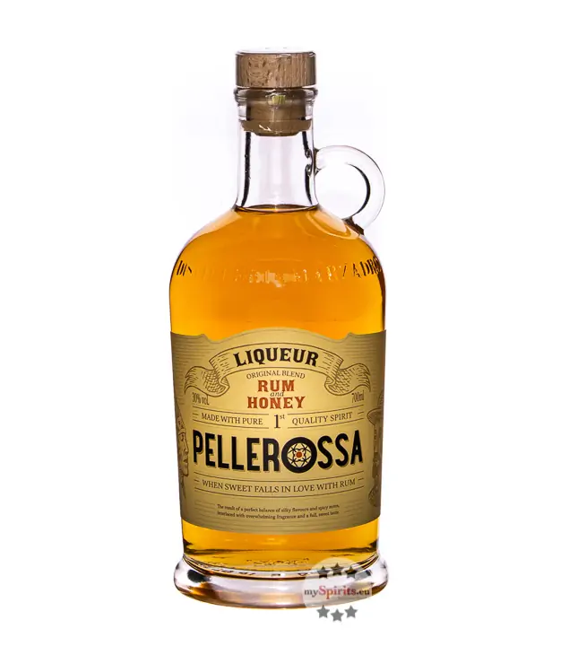 Marzadro Pellerossa Liqueur mit Honig und Rum / 30 % Vol. / 0,7 Liter-Flasche