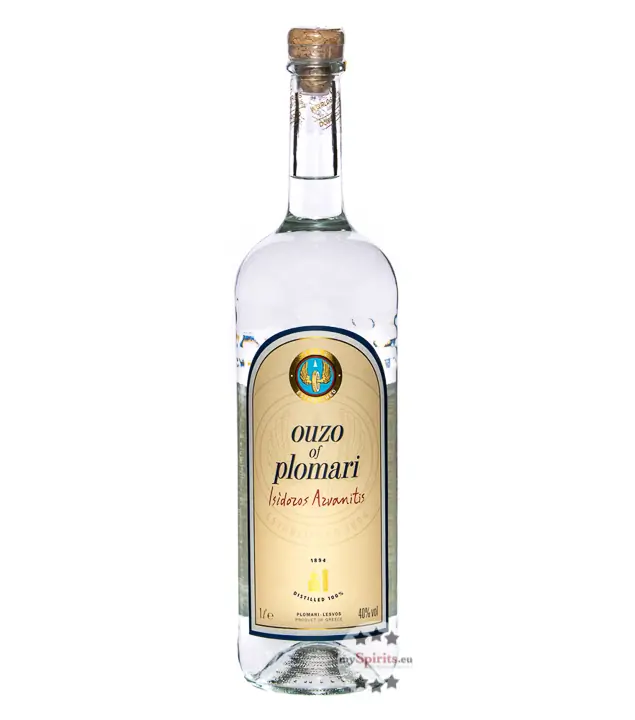Finden Sie den Geschmack von regionalen Kräutern und sonnengetrocknetem Anis im traditionell hergestellten Ouzo Plomari – Angebot bei mySpirits bestellen!