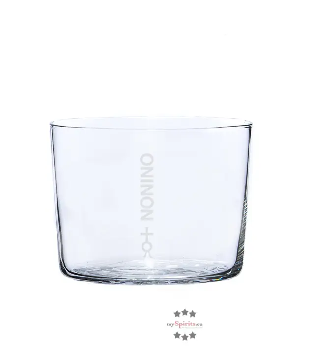 Nonino: Amaro Tumbler Glas / 2 cl Eichstrich /  ca. 200 ml / Ø ca. 8,1 cm / H: ca. 6,4 cm