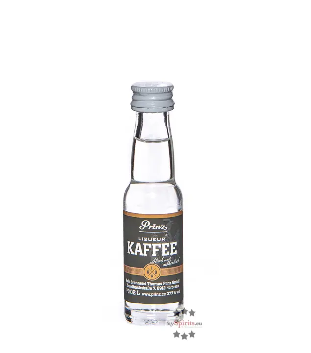 Prinz Nobilant Kaffee Liqueur Mini / 37,7 % Vol. / 0,02 Liter-Flasche