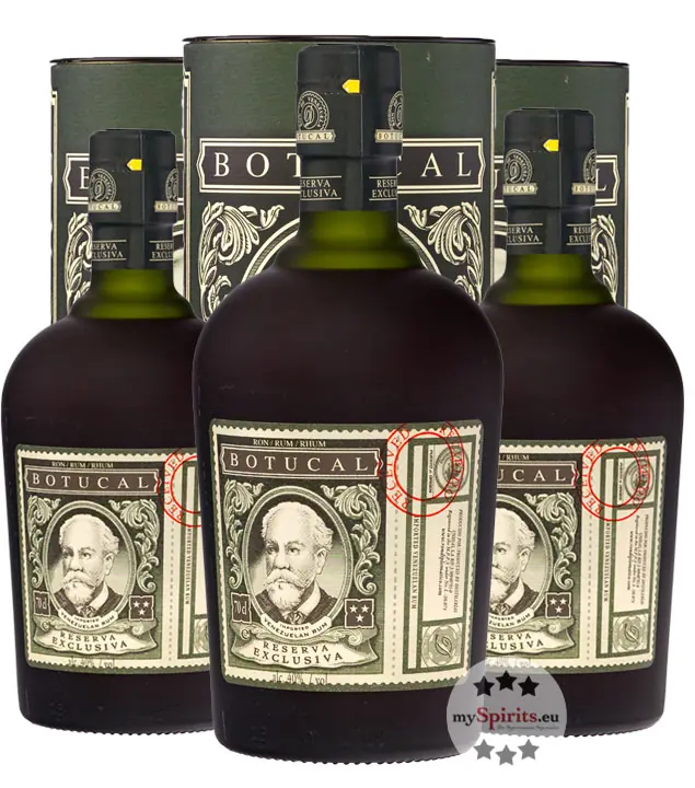 Botucal: Reserva Exclusiva Rum / 40 % Vol. / 3 x 0,7 Liter-Flasche in Geschenkdose