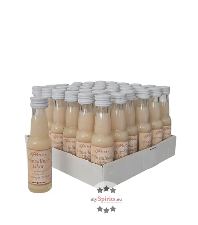 36 x Prinz Prinzalinen Likör Mini / 15 % vol / 36 x 0,02 Liter-Flasche