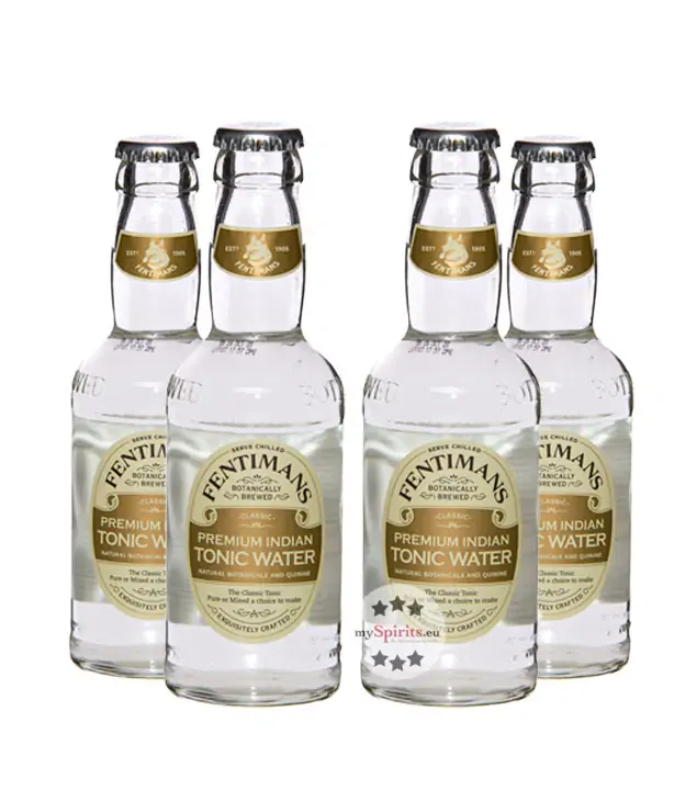Fentimans Tonic Water - 4er Paket / 0 % Vol. / 4 x 0,2 Liter-Flasche inkl. 1,00€ Pfand
