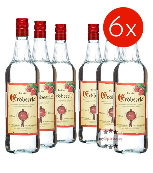 Prinz: Erdbeerla / 34% Vol. - 6 Flaschen