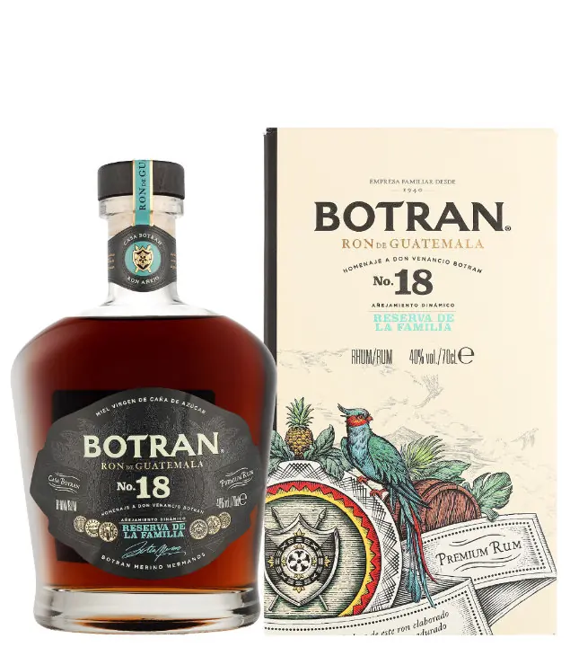 Botran Ron de Guatemala No.18 Reserva de la Familia Rum / 40 % vol / 0,7 Liter-Flasche in GP