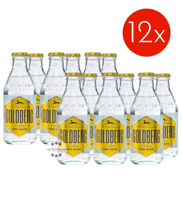 Goldberg Tonic Water 12 x 0,2 Liter / 0 % Vol. inkl. 1,20€ Pfand