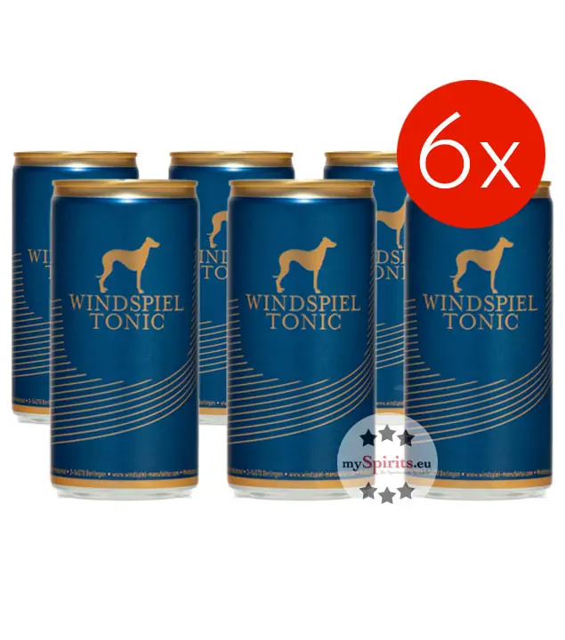 Windspiel Tonic Water / alkoholfrei / 6 x 0,2 L Dose inkl. 1,50 € Pfand