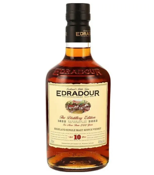 Edradour 10 Years Single Highland Malt Scotch Whisky / 46 % Vol. / 0,7 Liter-Flasche in Geschenkdose
