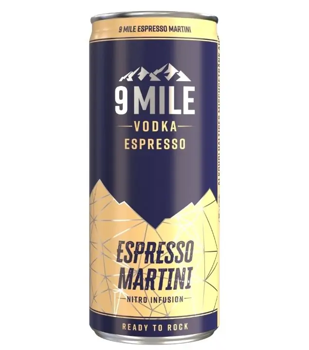 9 Mile Vodka Espresso Martini RTD / 10 % vol / 0,33 Liter-Dose inkl. 0,25 € Pfand