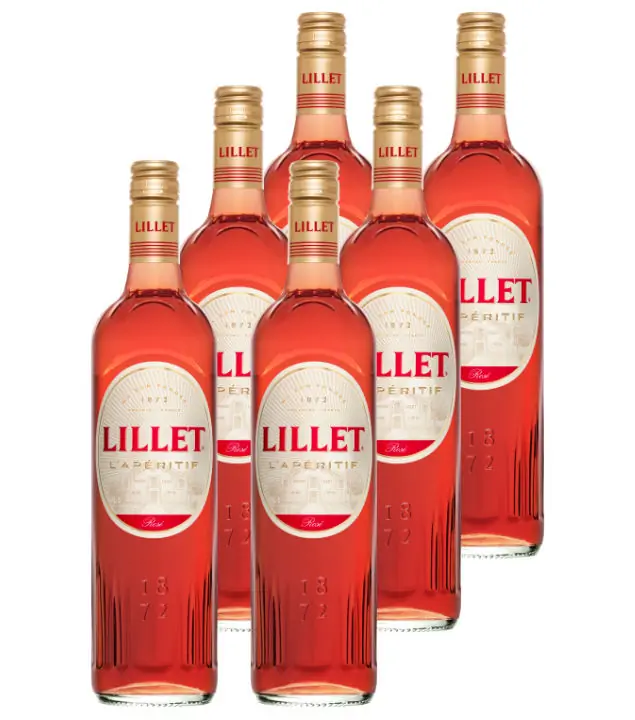 Lillet: Rosé Weinaperitif 6er-Pack / 17 % Vol. / 6 x 0,75 Liter-Flasche