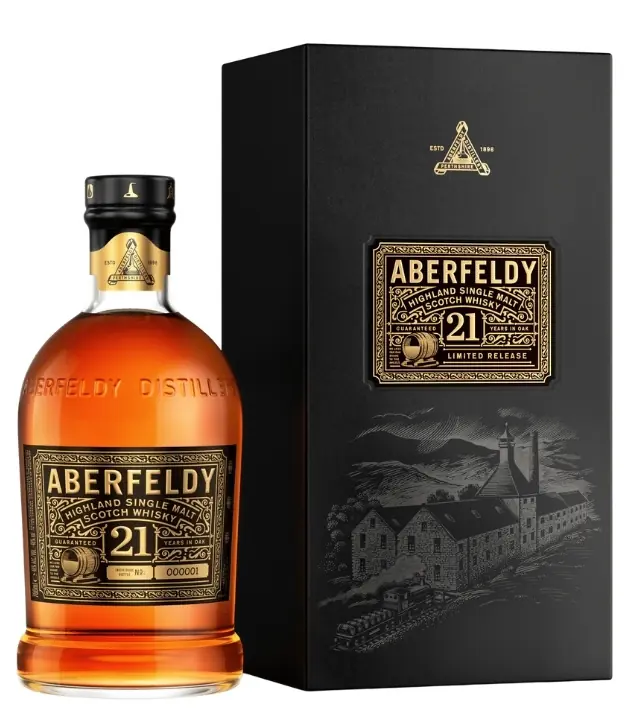 Aberfeldy 21 Years Highland Single Malt Scotch Whisky / 40 % Vol. / 0,7 Liter-Flasche in Geschenkbox
