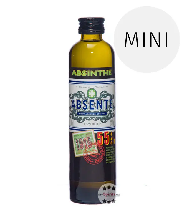 Absente 55 Absinth Liqueur Mini / 55 % Vol. / 0,1 Liter-Flasche