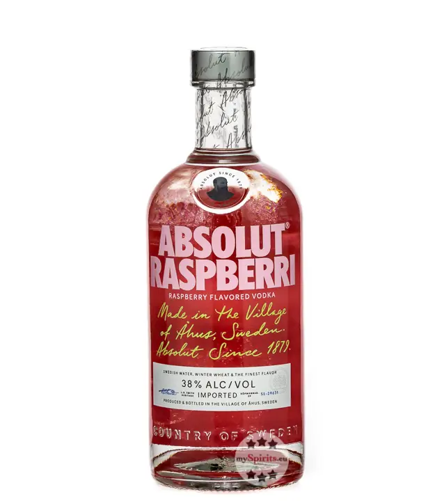 Absolut Raspberri – Raspberry Flavored Vodka / 38 % Vol. / 0,7 Liter-Flasche
