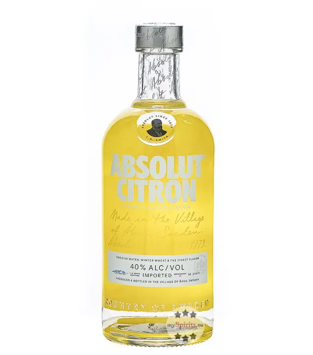 Absolut Vodka Citron / 40 % Vol. / 0,7 Liter-Flasche