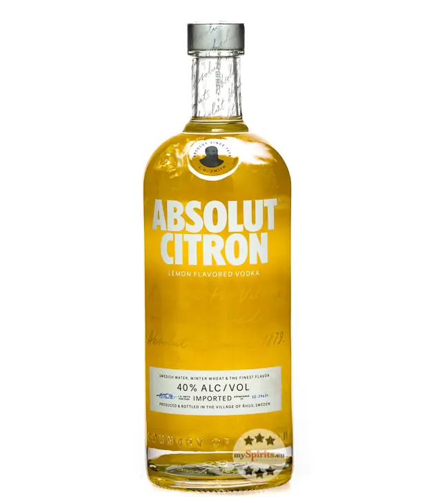 Absolut Vodka Citron / 40 % Vol. / 1,0 Liter-Flasche