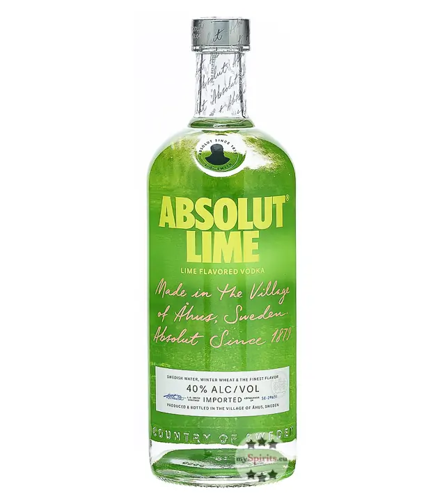 Absolut Vodka Lime / 40 % Vol. / 1,0 Liter-Flasche