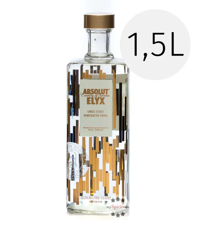 Absolut Vodka Elyx Magnum-Flasche / 42,3 % Vol. / 1,5 Liter-Flasche