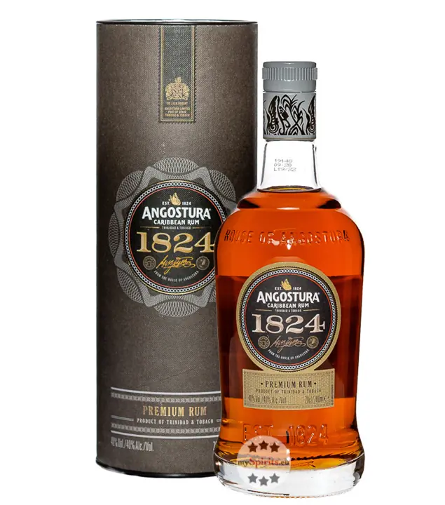 Angostura 1824 Premium Rum / 40 % Vol. / 0,7 Liter-Flasche in Geschenkdose