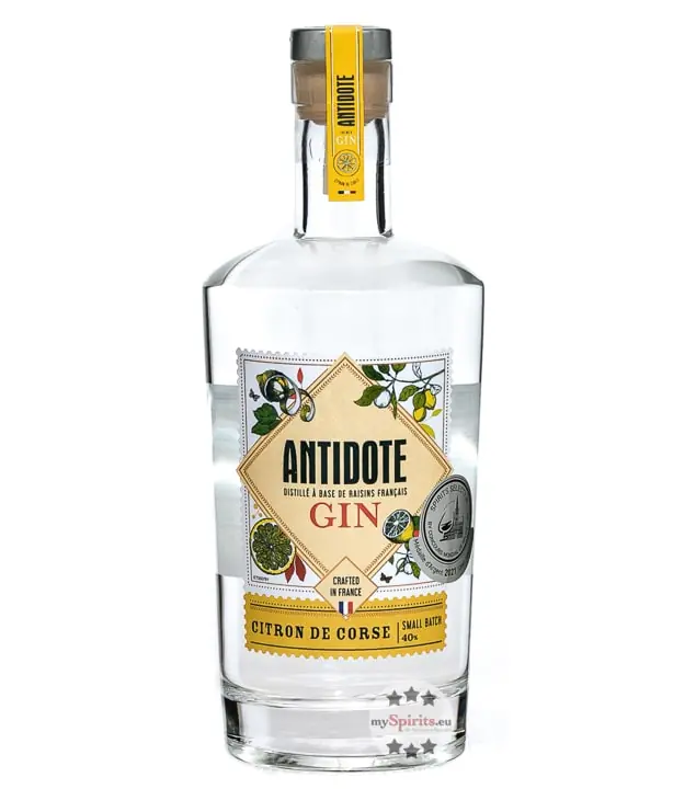 Antidote Gin Citron de Corse / 40 % vol / 0,7 Liter-Flasche