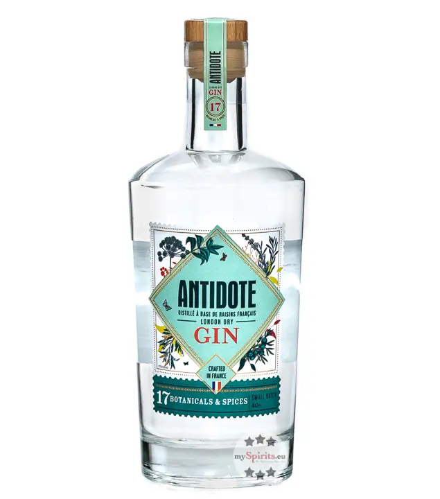 Antidote Gin London Dry / 40 % vol / 0,7 Liter-Flasche
