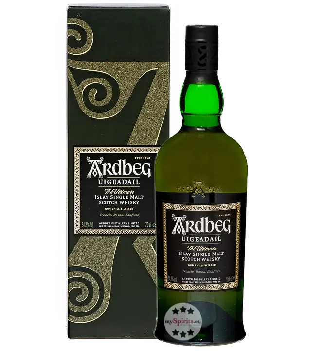 Ardbeg Uigeadail Islay Single Malt Scotch Whisky / 54,2 % Vol. / 0,7 Liter-Flasche in Geschenkbox