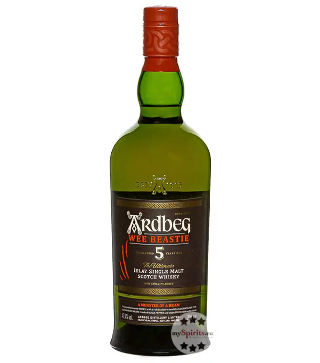 Ardbeg Wee Beastie 5 Years Old The Ultimate islay Single Malt Scotch Whisky / 47,4 % Vol. / 0,7 Liter-Flasche