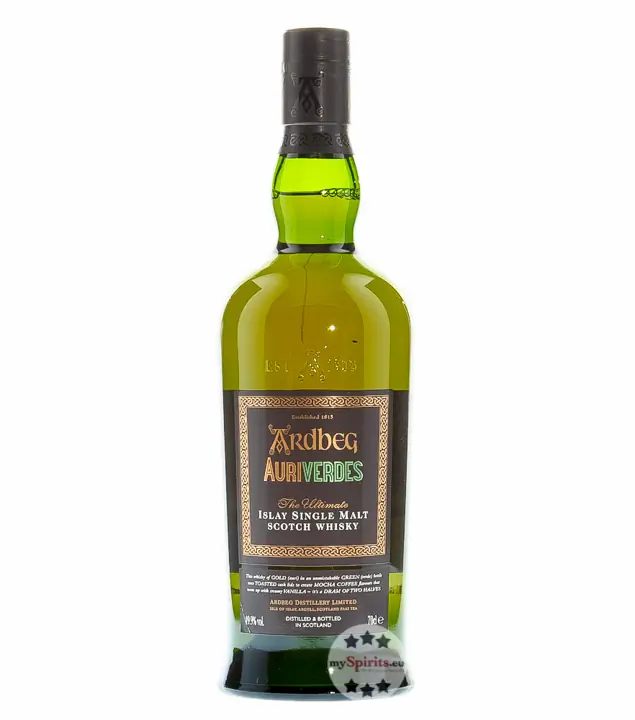 Ardbeg Auriverdes Islay Single Malt Scotch Whisky / 49,9 % Vol. / 0,7 Liter-Flasche in Geschenkbox
