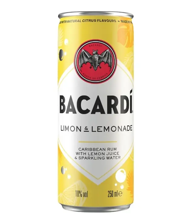 Bacardi Limon & Lemonade RTD / 10 % vol / 0,25 Liter-Dose inkl. 0,25 € Pfand