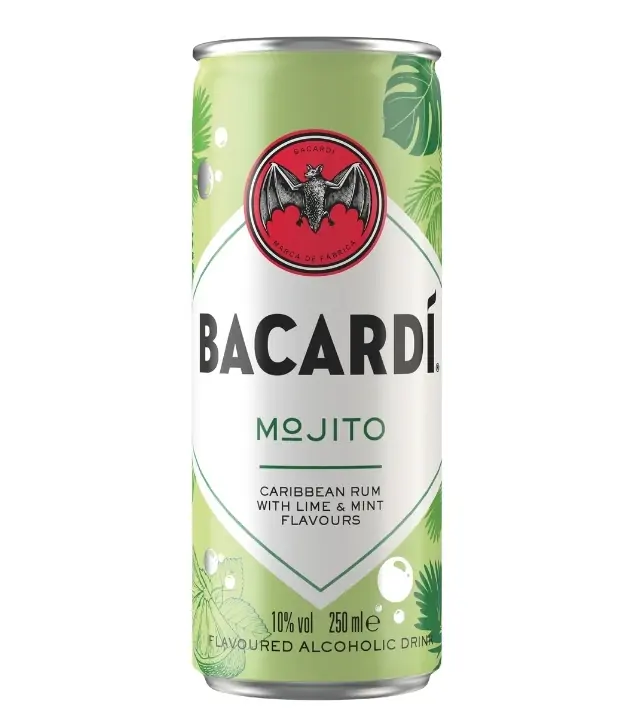 Bacardi Mojito RTD / 10 % vol / 0,25 Liter-Dose inkl. 0,25 € Pfand