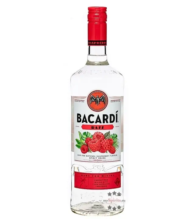 Bacardi Razz / 32 % Vol. / 1,0 Liter-Flasche