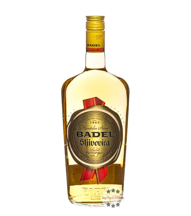 Badel Hrvatska Stara Sljivovica Finest Plum Spirit Alter Slivovitz / 40 % Vol. / 1,0 Liter-Flasche