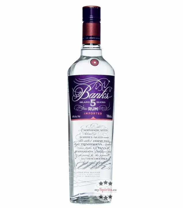 Banks Rum 5 Island - 43 % - 0,7 Liter
