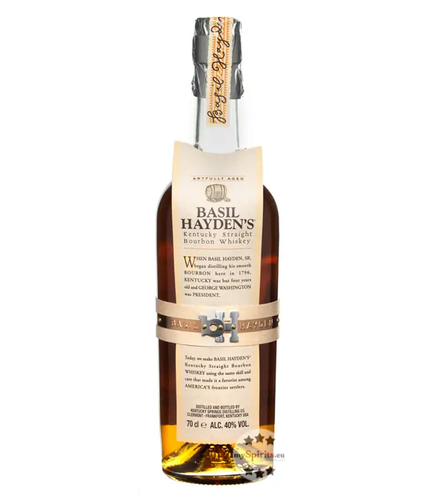 Basil Hayden's Bourbon Kentucky Straight Bourbon Whiskey / 40 % Vol. / 0,7 Liter-Flasche