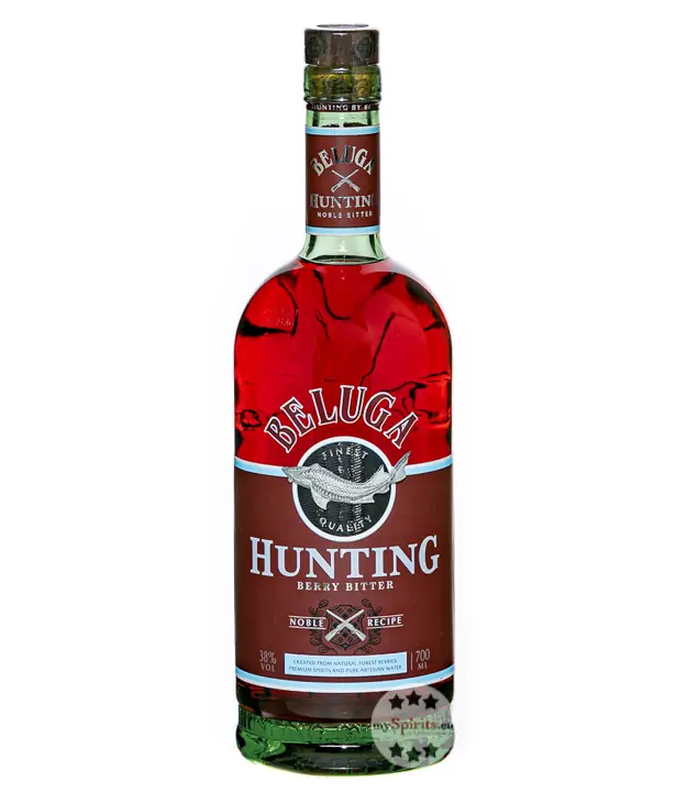 Beluga Hunting Berry Beerenbitter Likör / 38 % Vol. / 0,7 Liter-Flasche