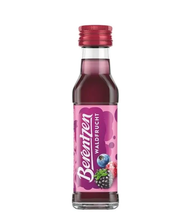 Berentzen Waldfrucht Likör Miniatur / 16 % vol / 0,02 Liter-Flasche