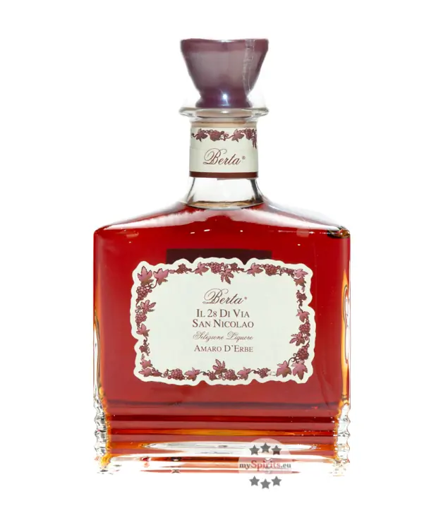 Distillerie Berta Amaro d'Erbe Selezione Liquore Il 28 Di Via San Nicolao / 30 % vol. / 0,7 Liter-Flasche
