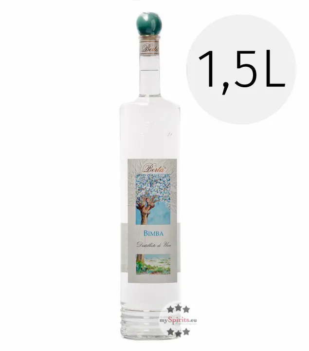 Distillerie Berta Bimba – Distillato di Uva / 40 % vol. / 1,5 Liter-Flasche