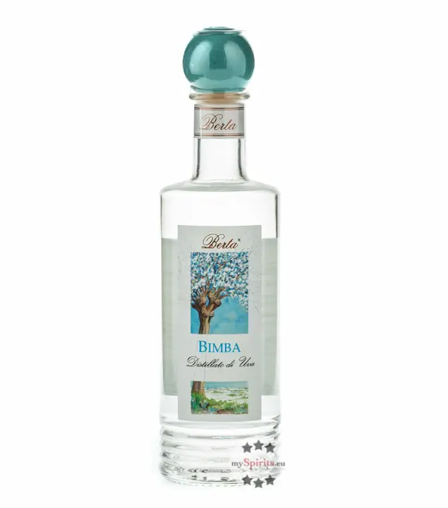 Distillerie Berta Bimba – Distillato di Uva / 40 % vol. / 0,2 Liter-Flasche