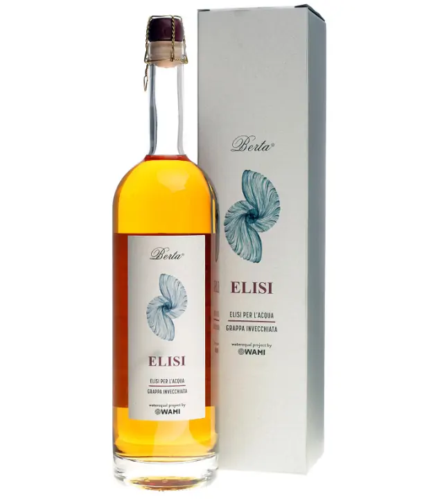 Distillerie Berta Elisi – Grappa Invecchiata in Legno / 43 % vol. / 1,0 Liter-Flasche im Geschenk-Karton