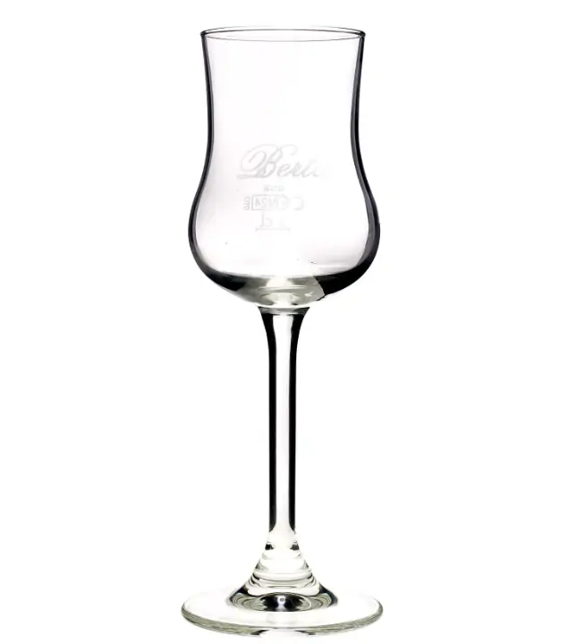 Berta Grappa-Glas – Kelchglas mit Stiel / 2cl Eichstrich / H: ca. 17 cm