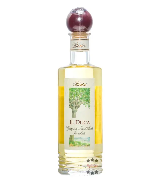 Berta Grappa Il Duca Nero d’Avola Invecchiata / 40 % Vol. / 0,2 Liter-Flasche