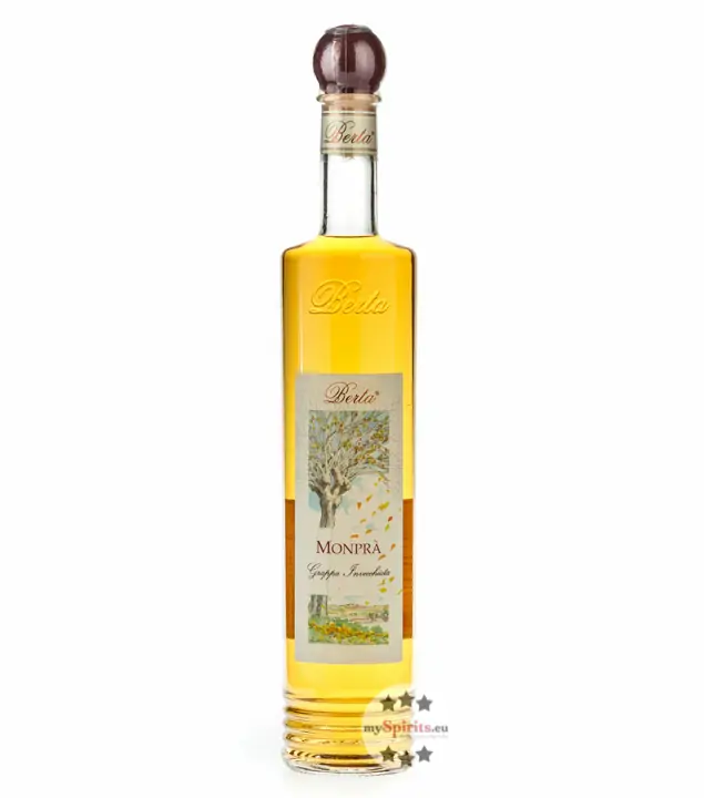 Distillerie Berta Monprà – Grappa Invecchiata / 40 % vol. / 0,7 Liter-Flasche