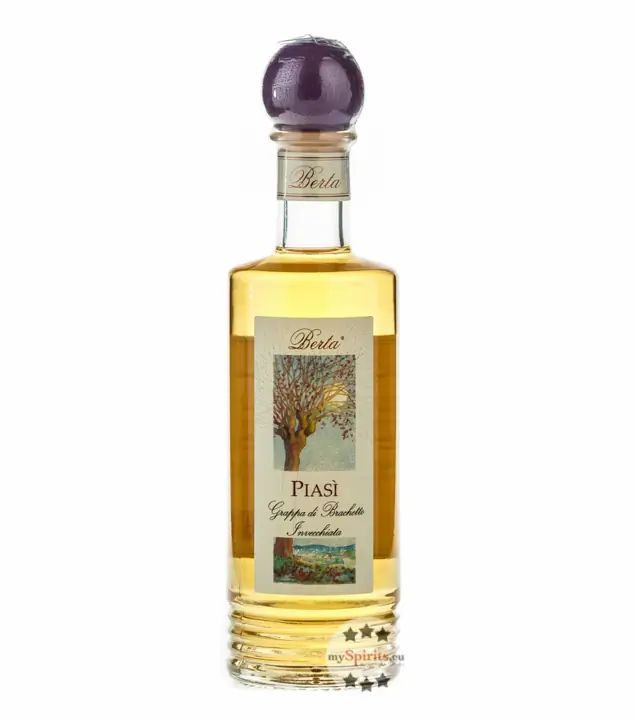 Distillerie Berta Piasì – Grappa di Brachetto Invecchiata / 40 % vol. / 0,2 Liter-Flasche